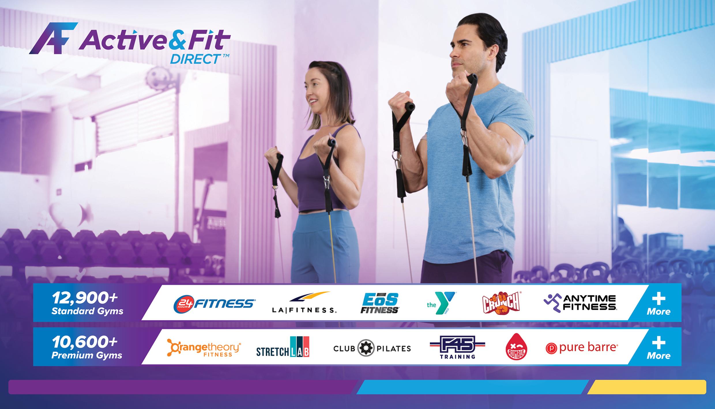 Hombre y mujer en el gimnasio