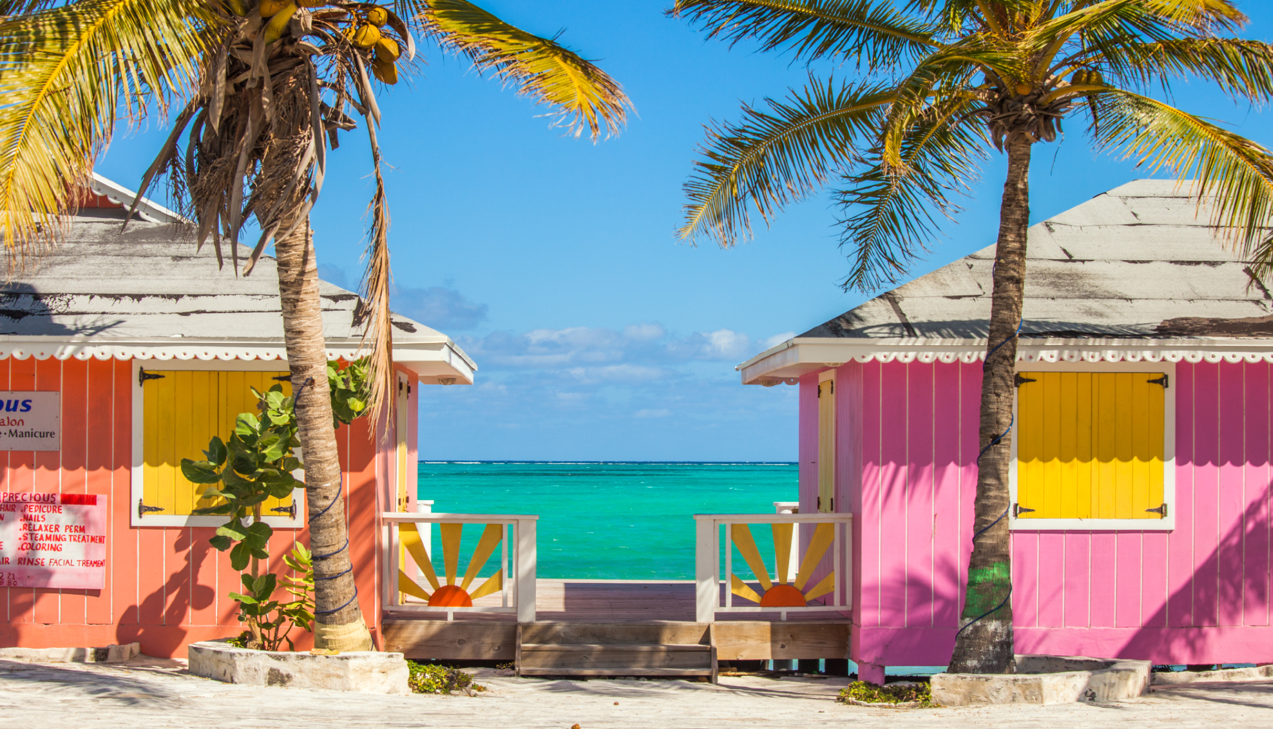 Beach cabins