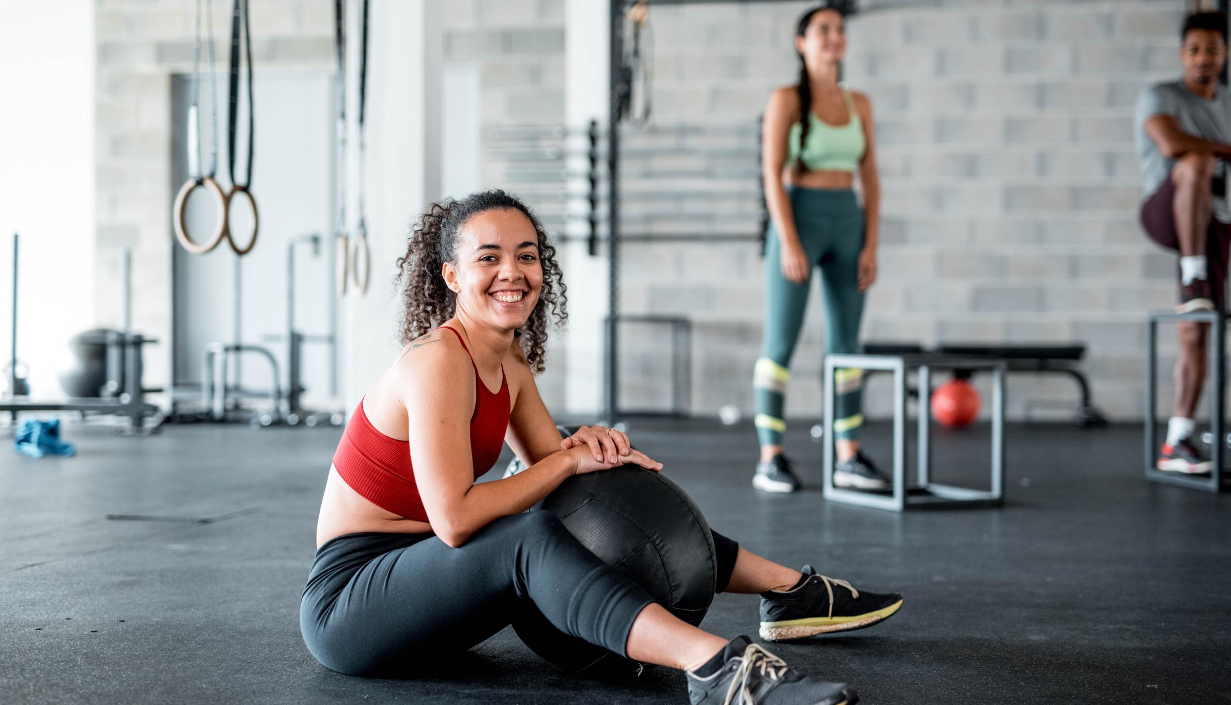 Woman in gym