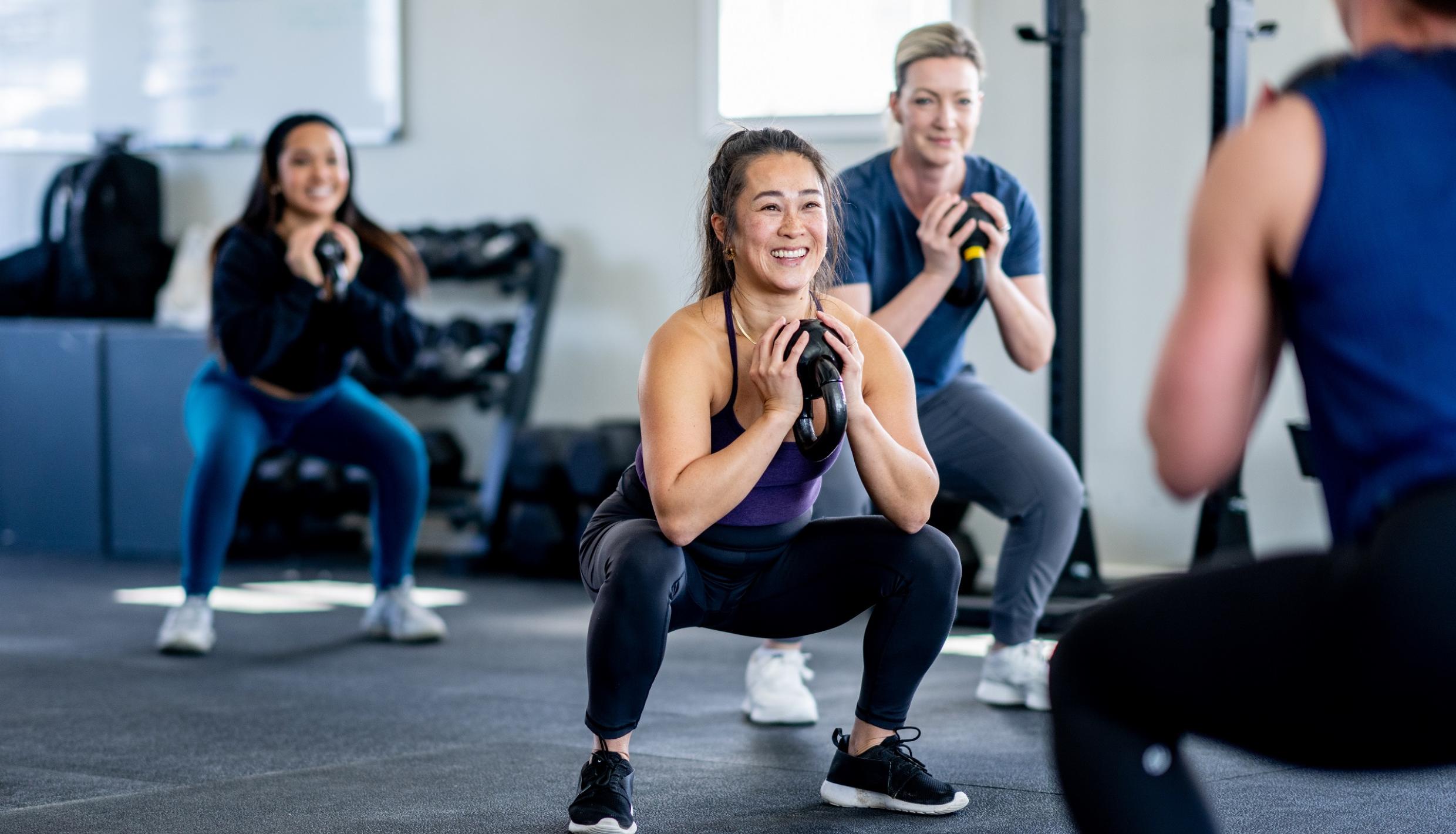 women working out