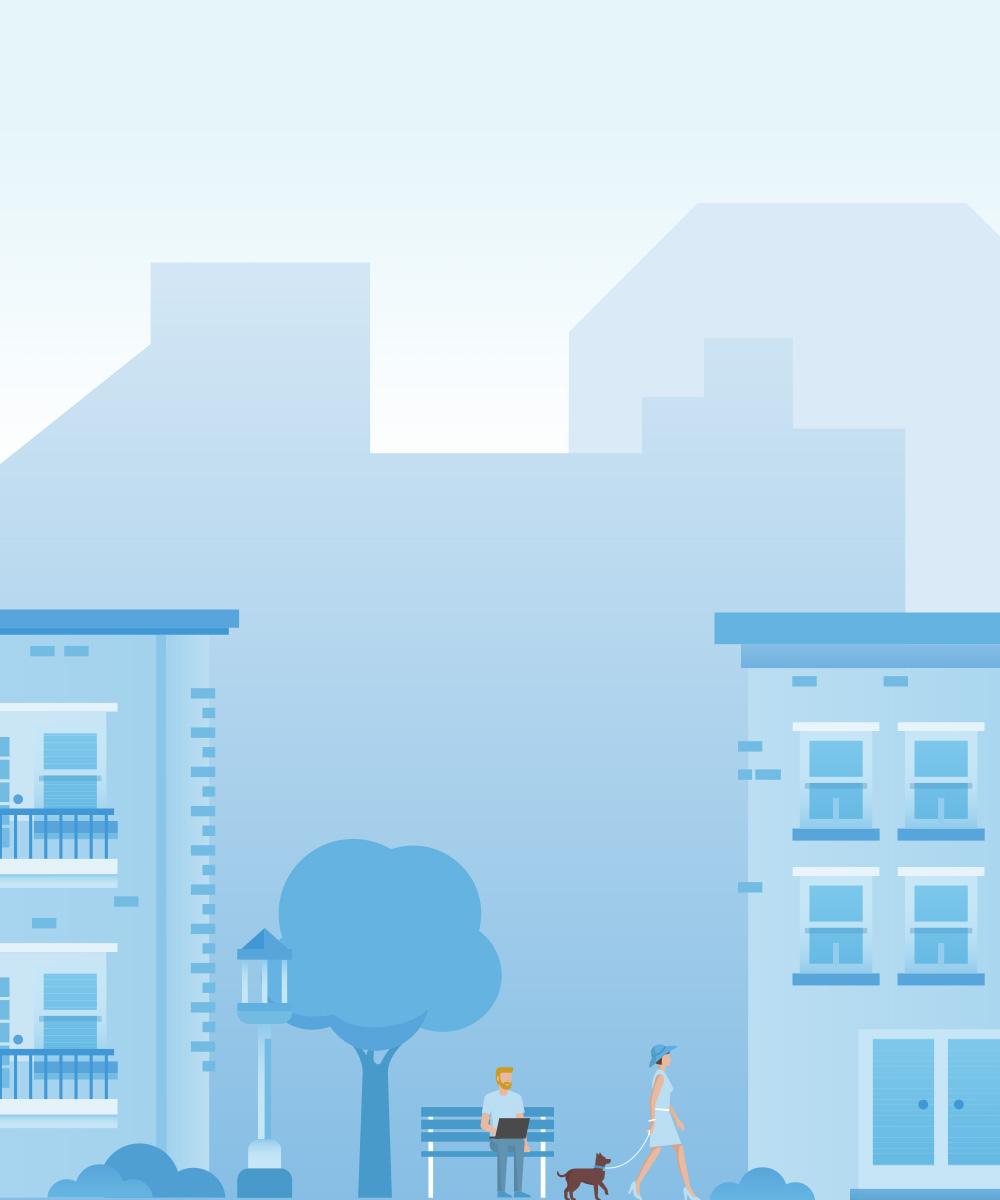 Illustration of a city