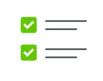 checklist of options icon