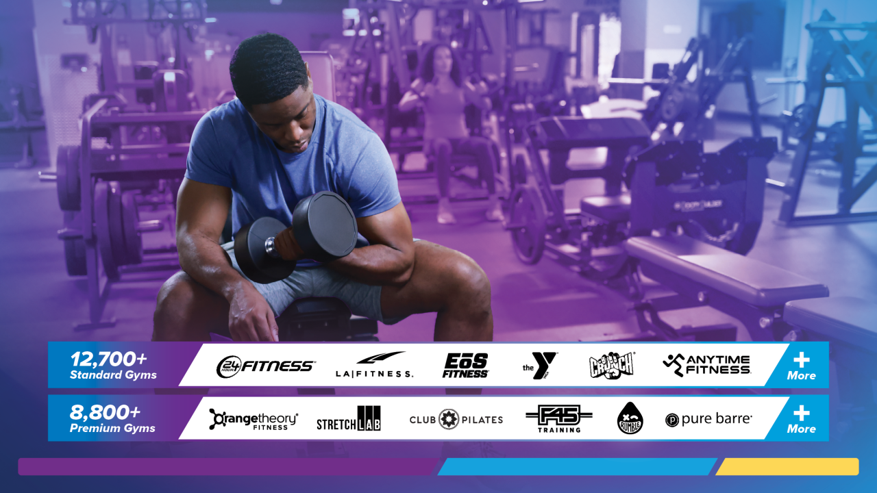 Man lifting weights