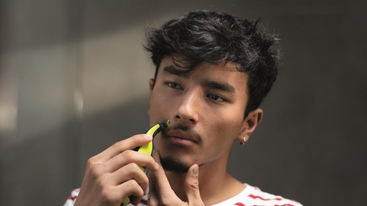Man Shaving