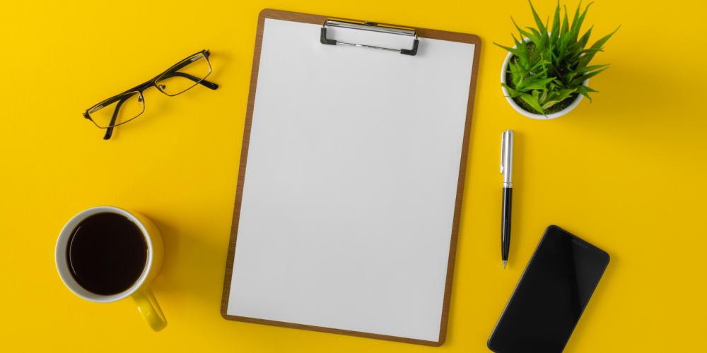 notebook and other items