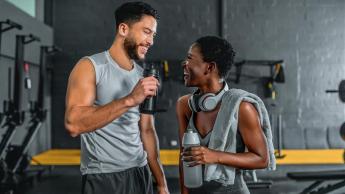 couple at gym