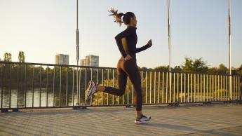 woman running