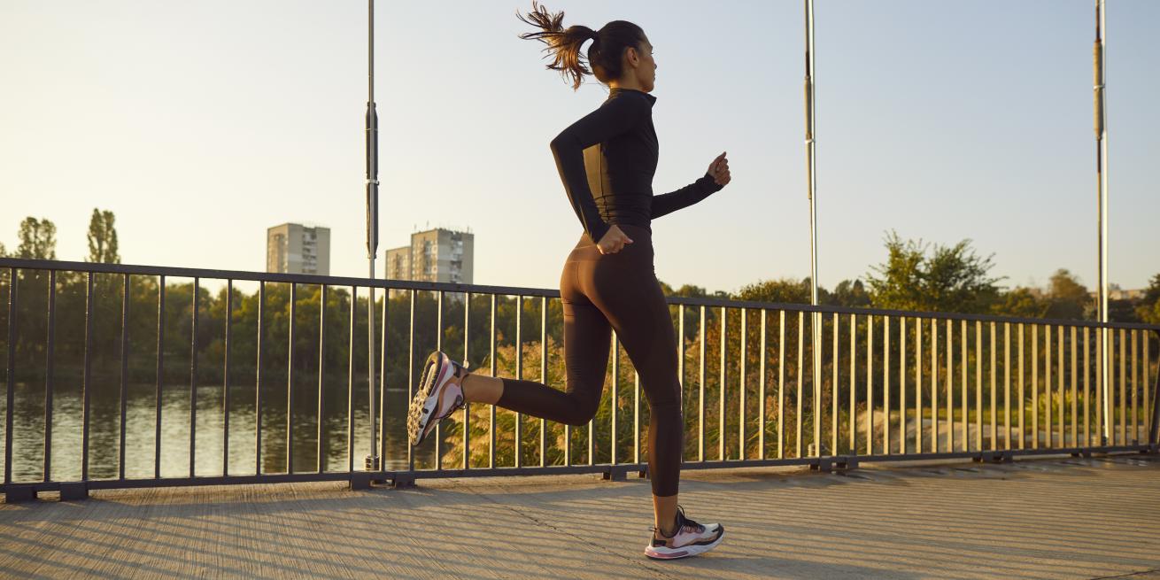 woman running
