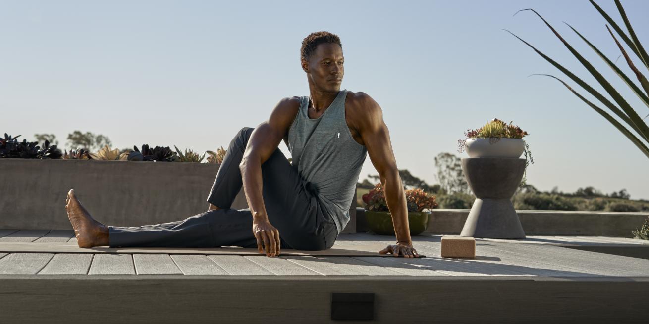 Man Stretching