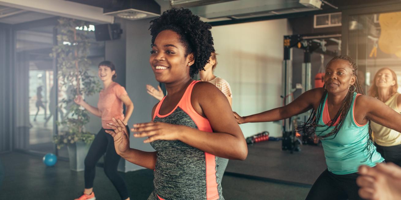 Women working out