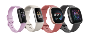 cuatro dispositivos Fitbit