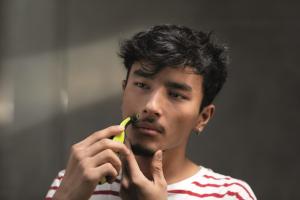 Man Shaving