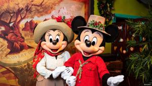 Minnie and Mickey Mouse