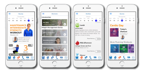 Smart phone screenshots of app